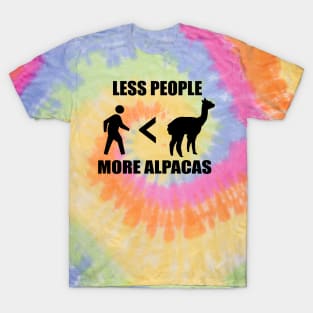 Less People, More Alpacas T-Shirt